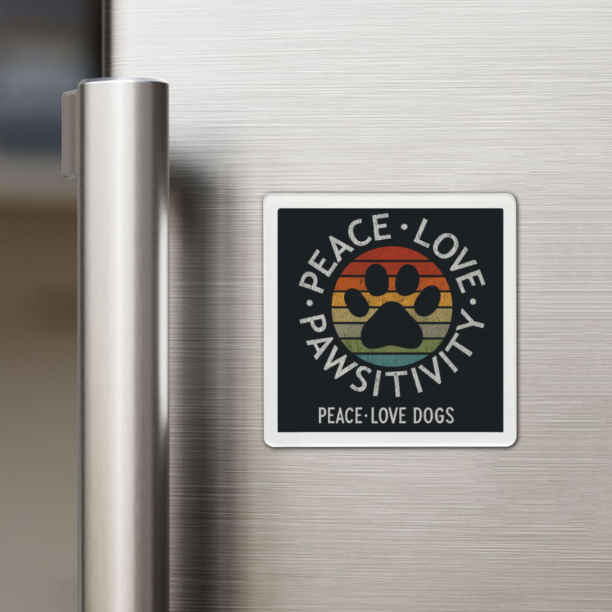 Pawsitivity Funky Magnet