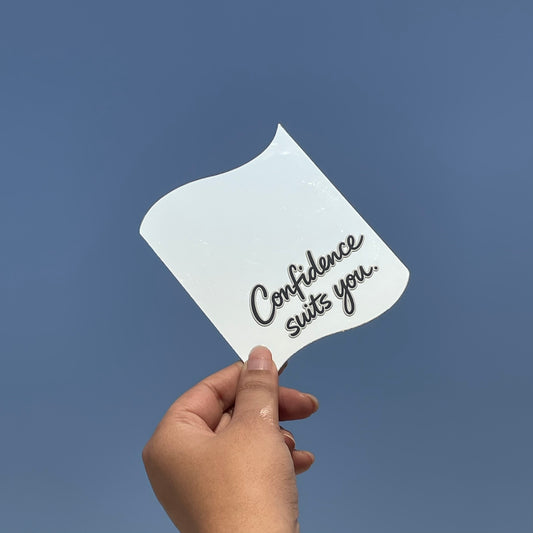 Enjoy The Little Things – Affirmation Mirror (Stick-On 12x10 cms)