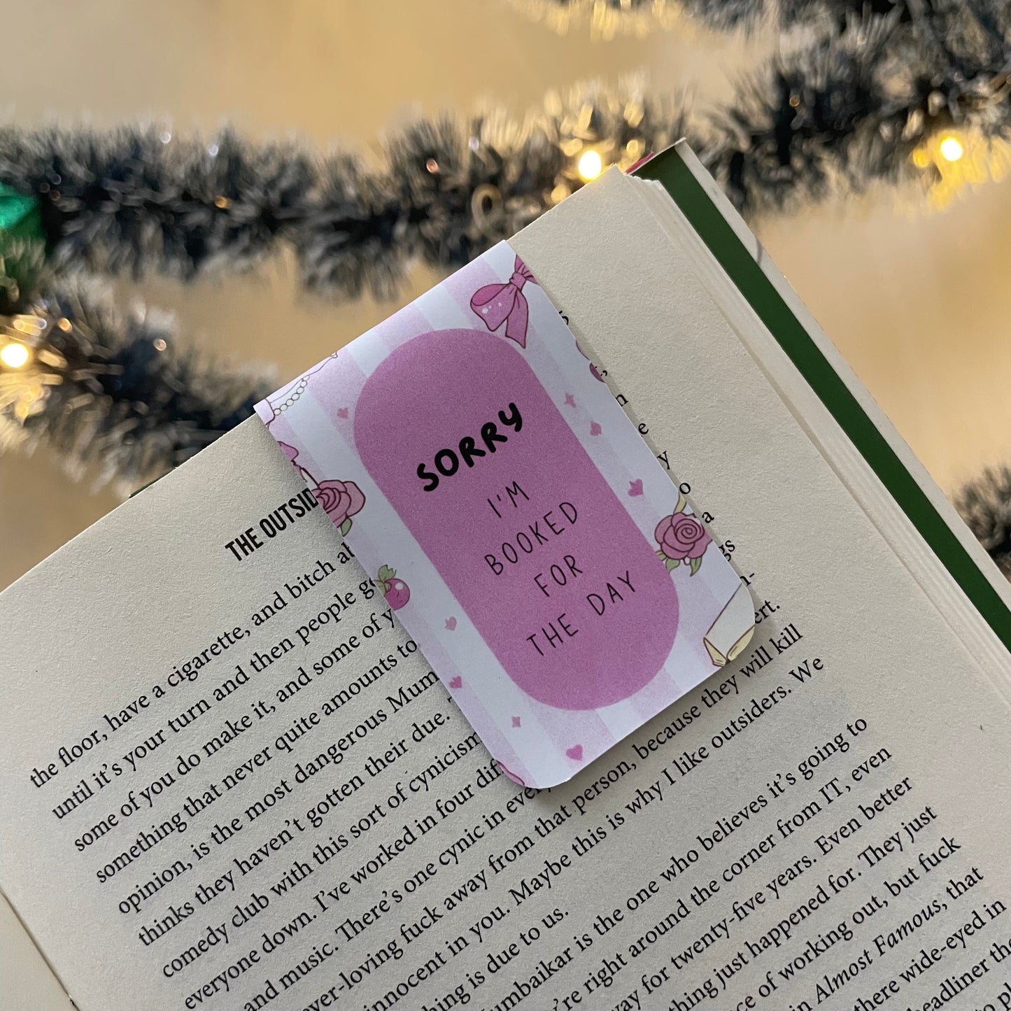 Sorry I am Booked - Magnetic Bookmark
