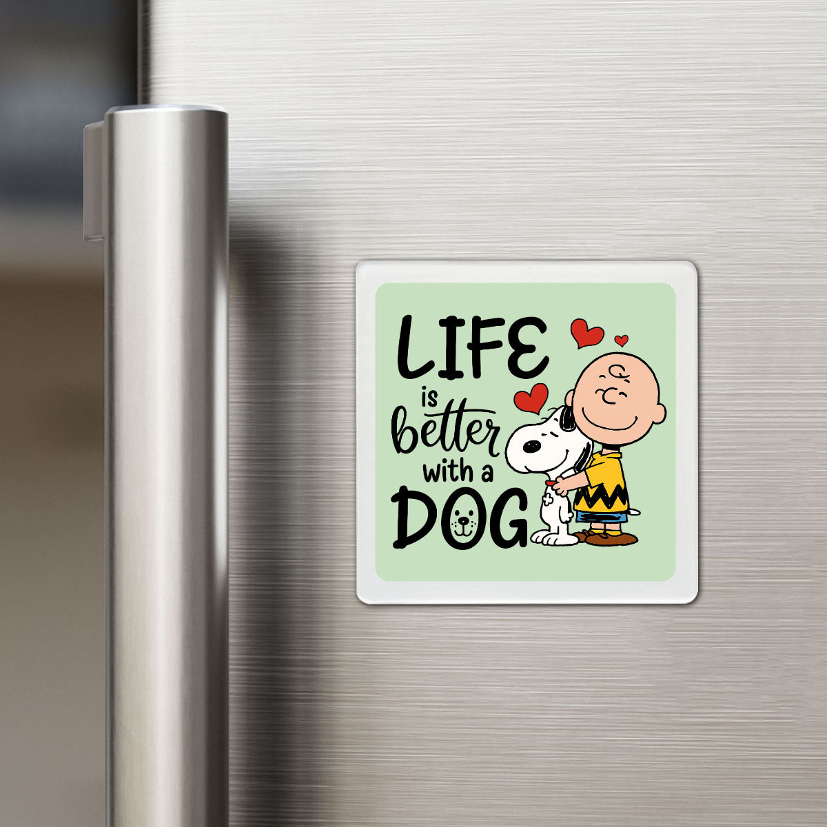 Life is better with Dogs Funky Magnet