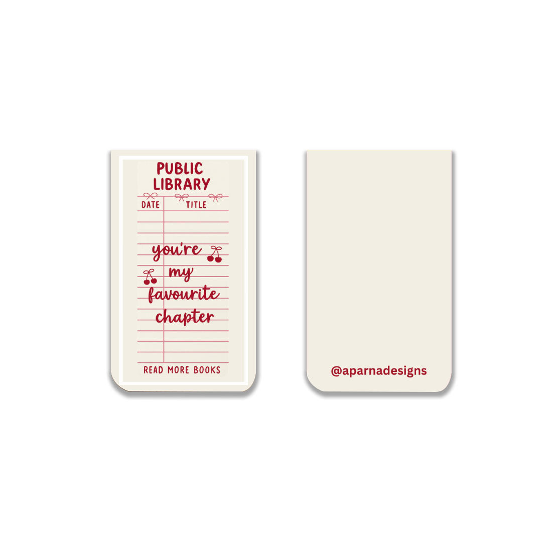 Favourite Chapter Magnetic Bookmark