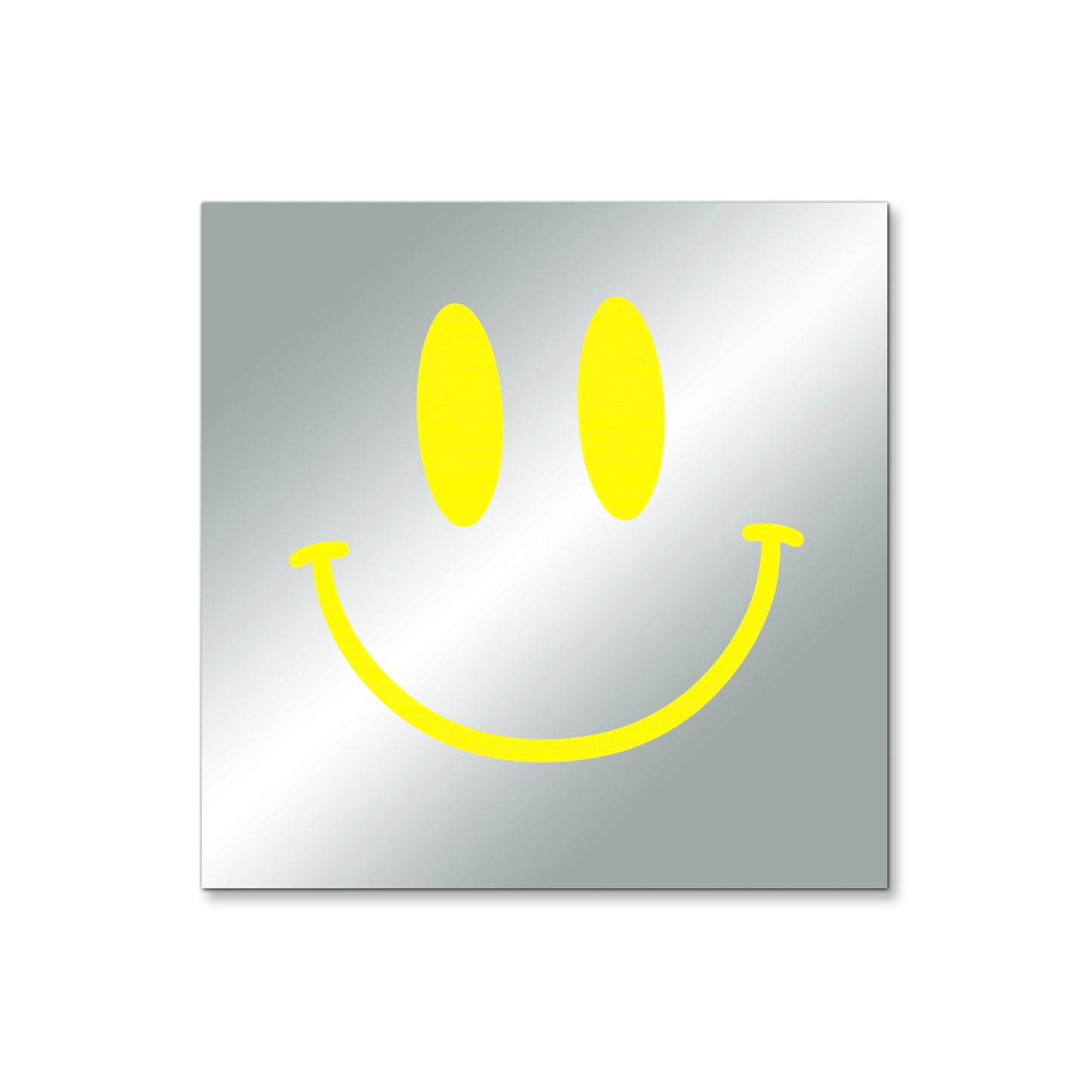 Smiley Face – Affirmation Mirror (Stick-On 4x4 Inches)