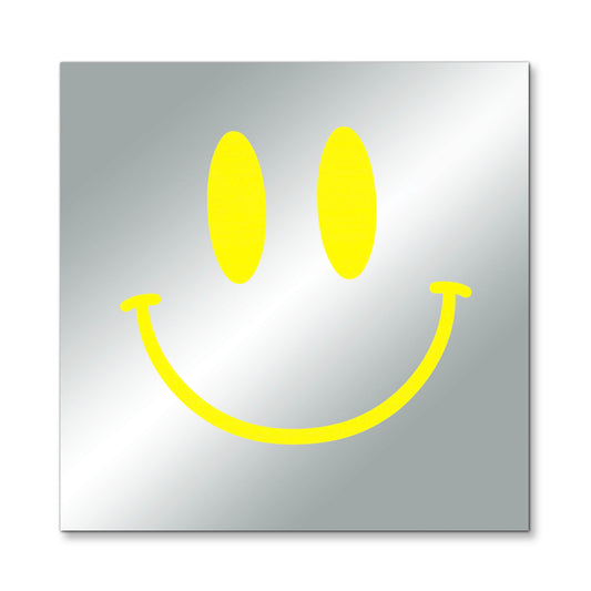 Smiley – Affirmation Mirror (Stick-On 7x7 Inches)