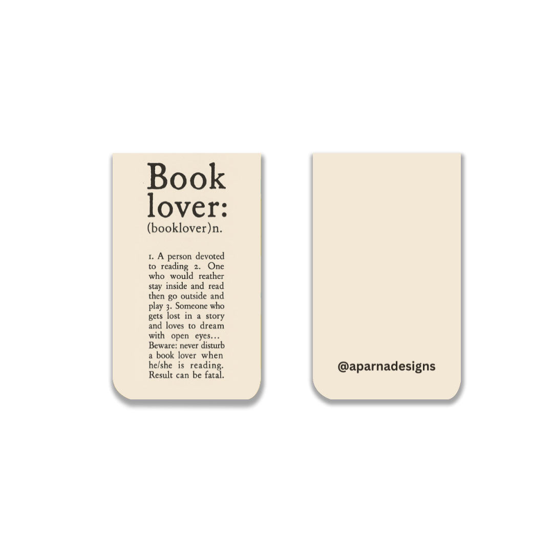 Book Lover Magnetic Bookmark