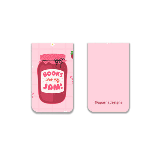 Books Are My Jam Magnetic Bookmark