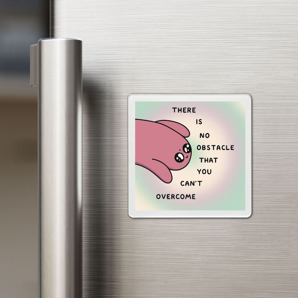 No Obstacle Too Big - Motivational Magnet
