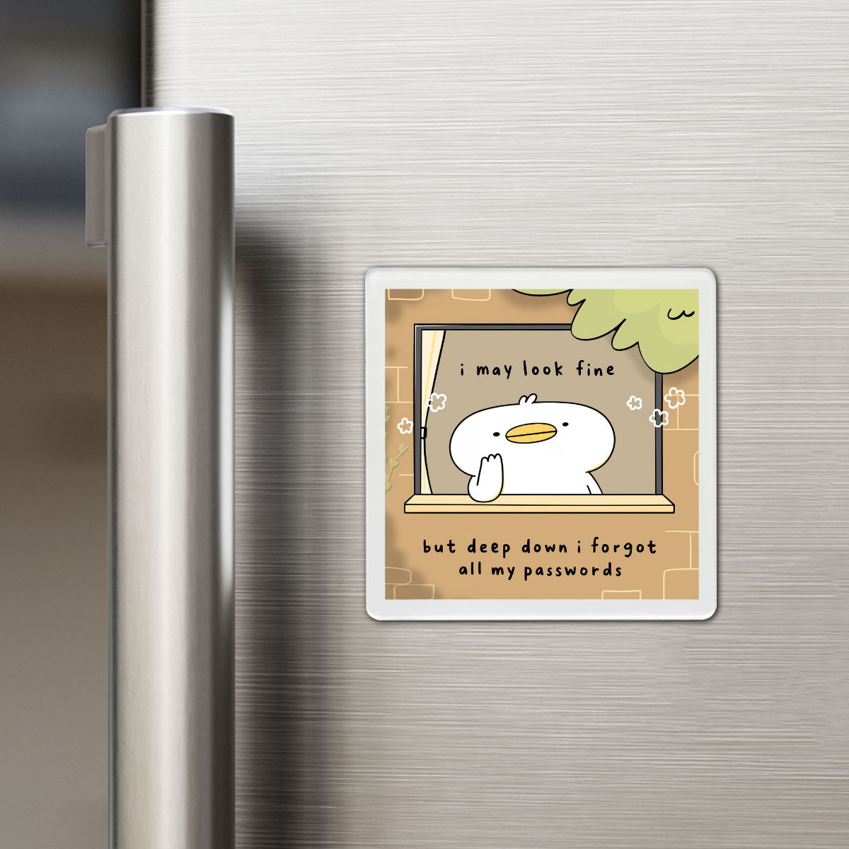 Forgot All My Passwords Funky Magnet