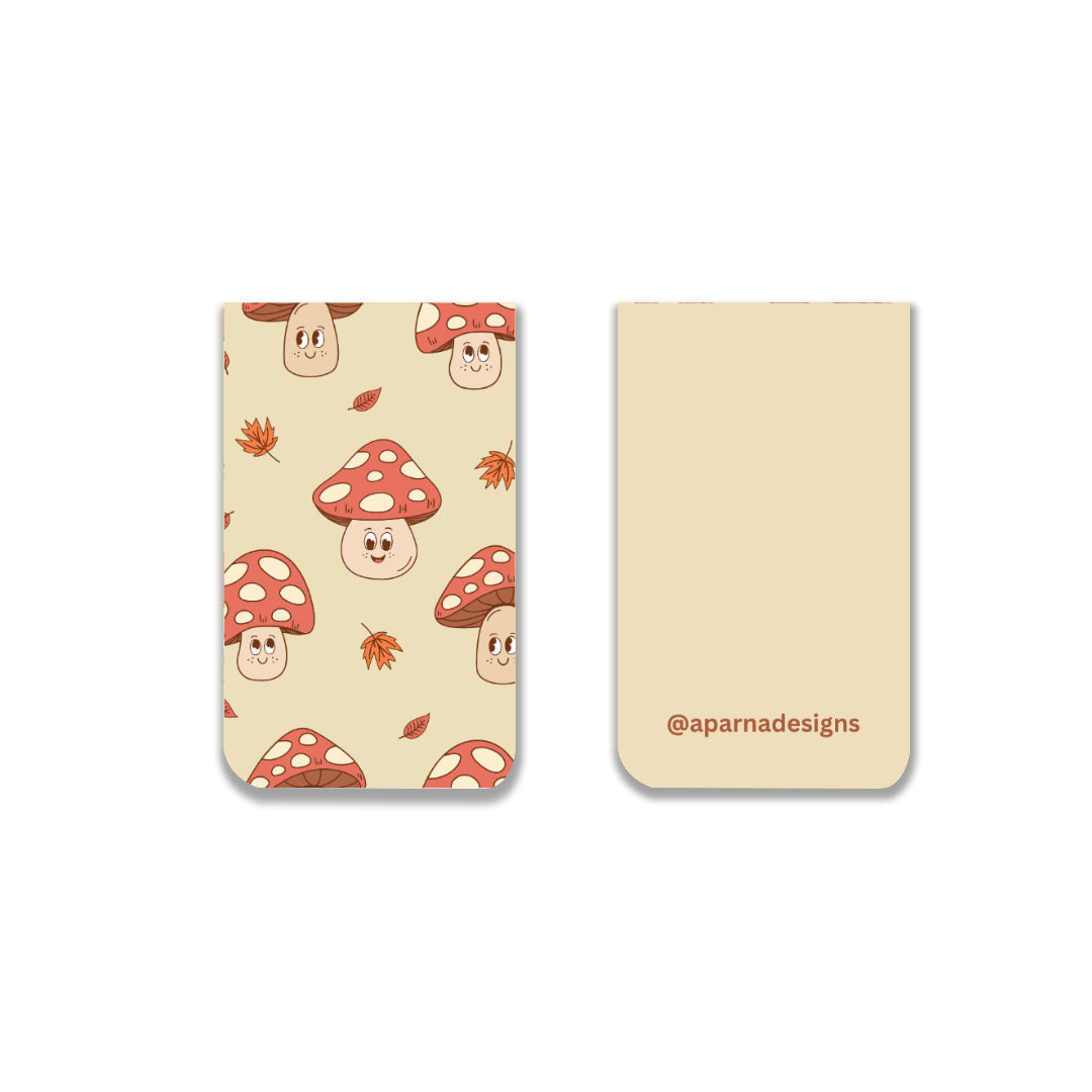 Cute Mushroom - Magnetic Bookmark