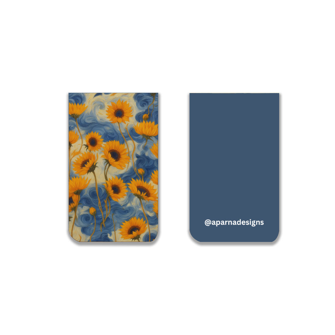 Sunflower Bloom - Magnetic Bookmark