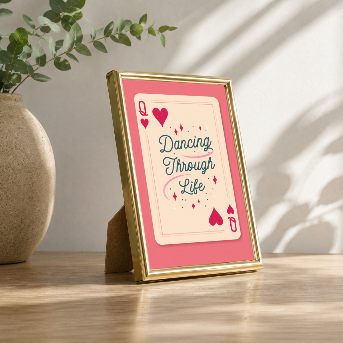 Dancing Through Life Aesthetic Table Top Frame