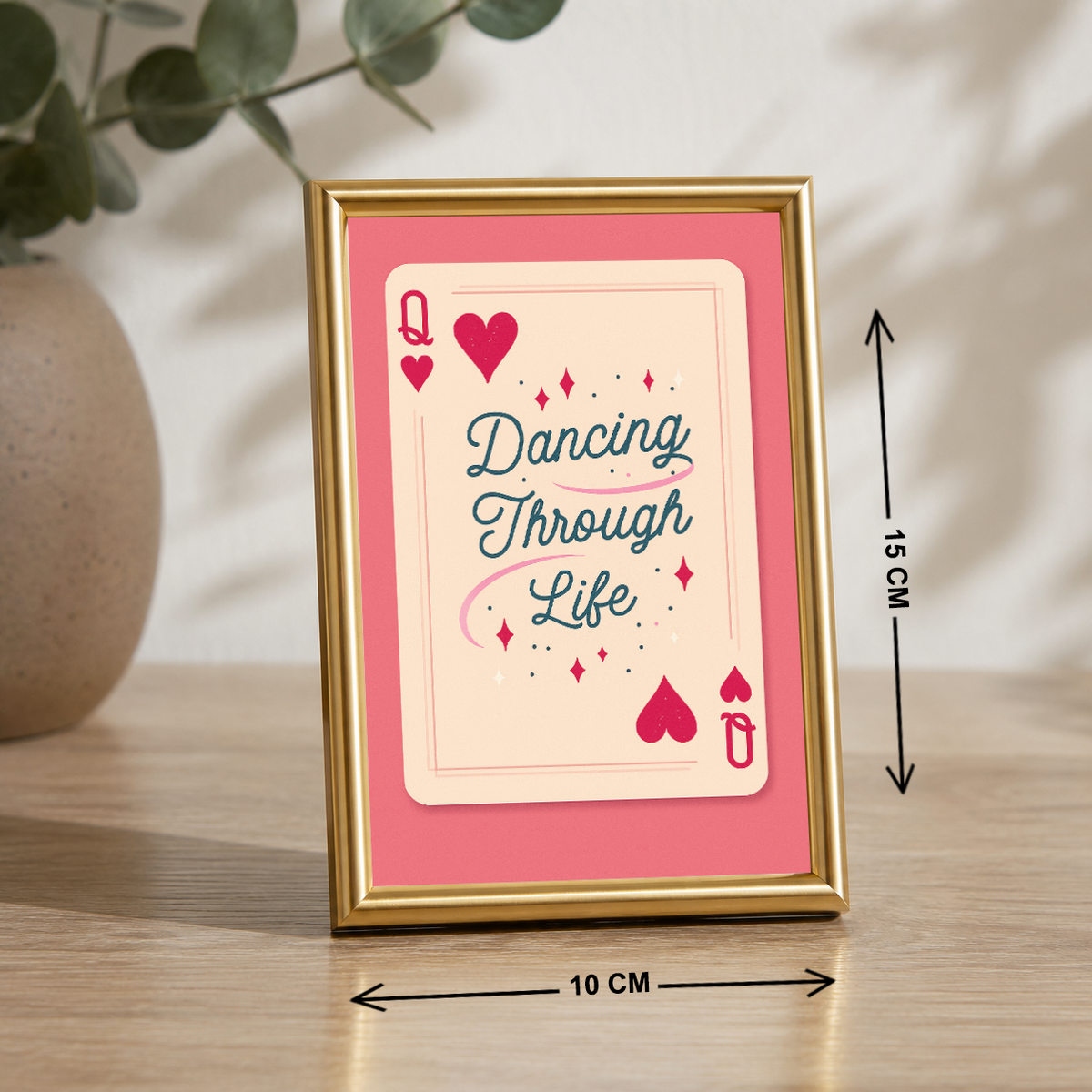 Dancing Through Life Aesthetic Table Top Frame