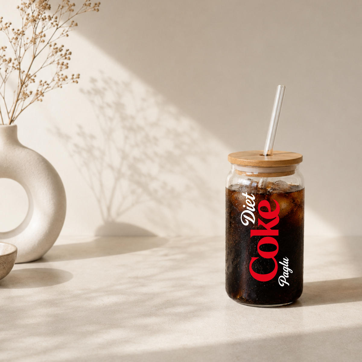 Diet Coke Paglu | Aesthetic Glass Can