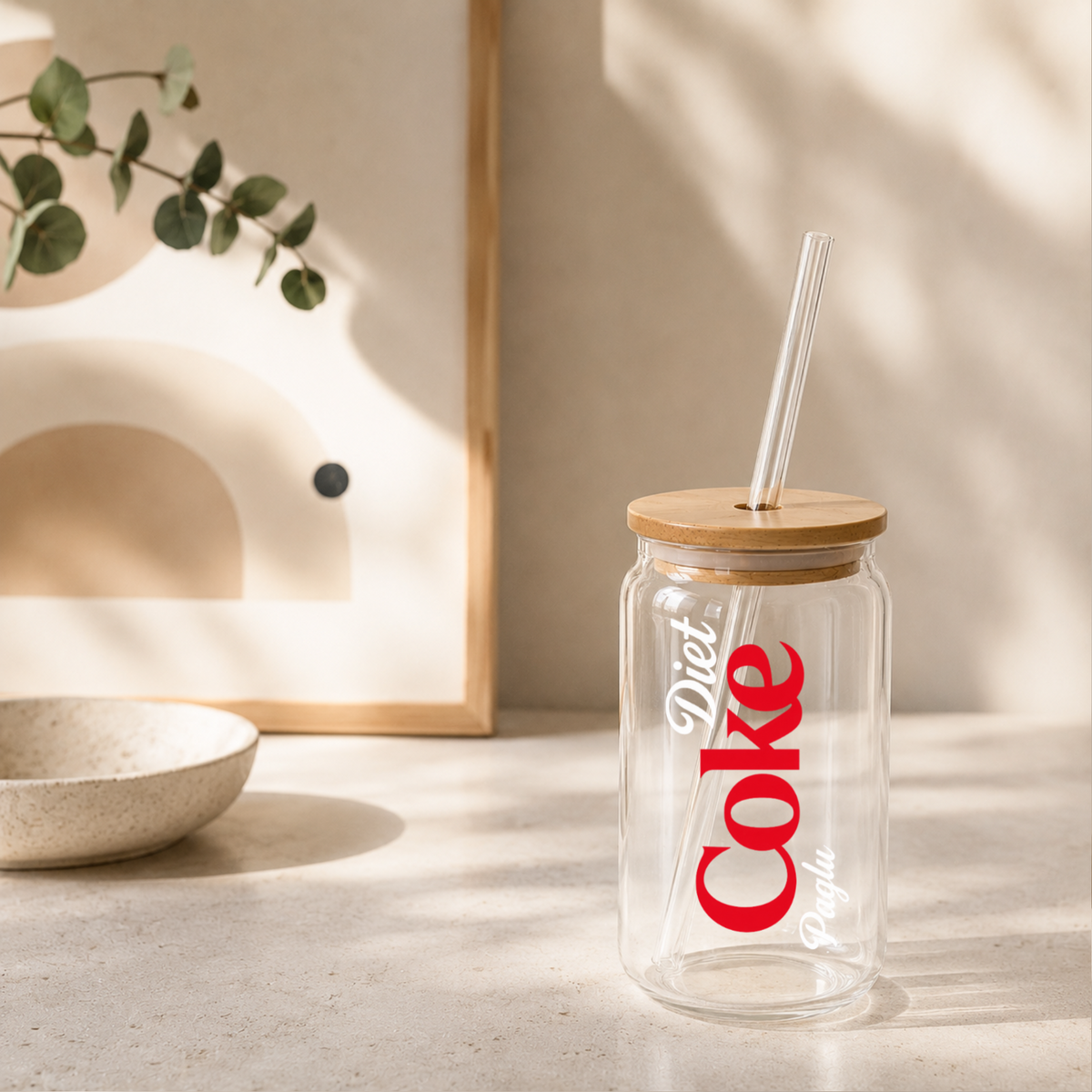Diet Coke Paglu | Aesthetic Glass Can