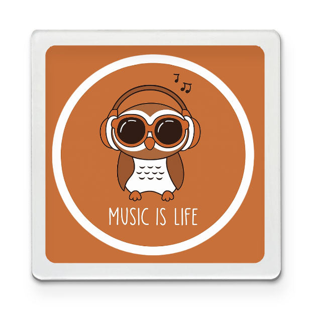 Music is Love Funky Magnet