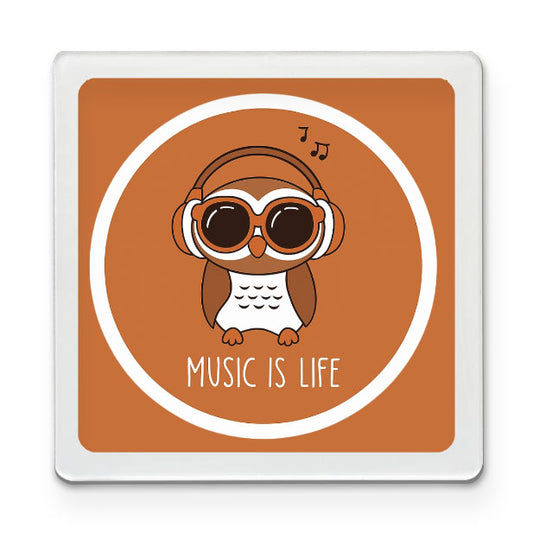 Music is Love Funky Magnet