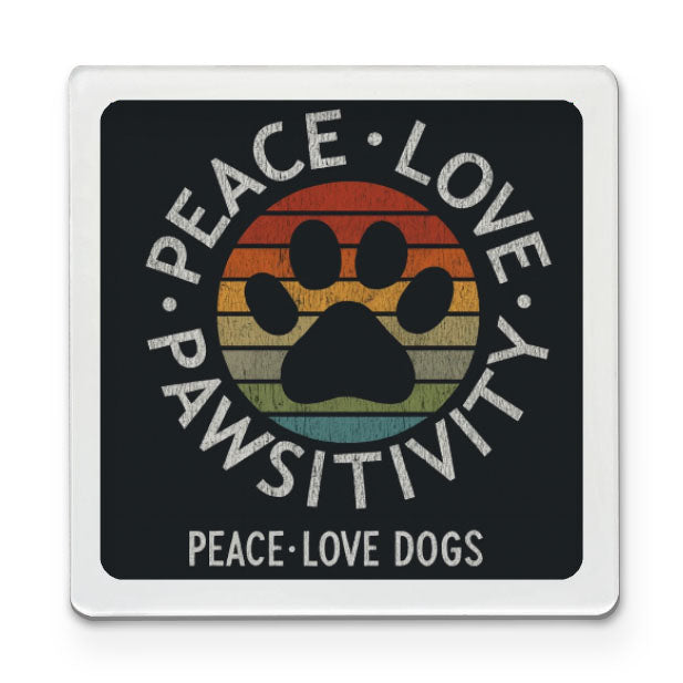 Pawsitivity Funky Magnet