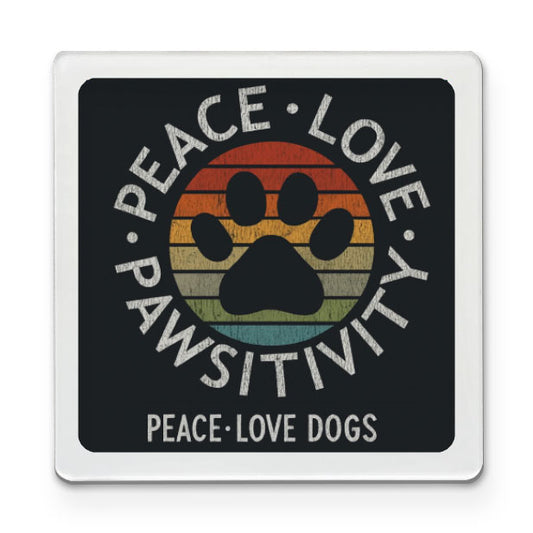 Pawsitivity Funky Magnet