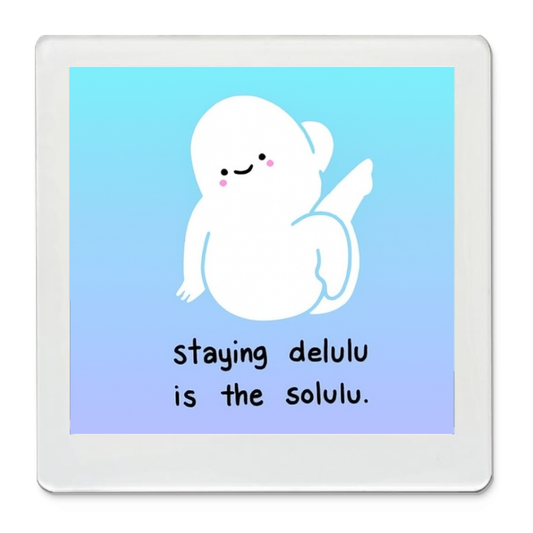 Staying Delulu is the Solulu - Funky Magnet