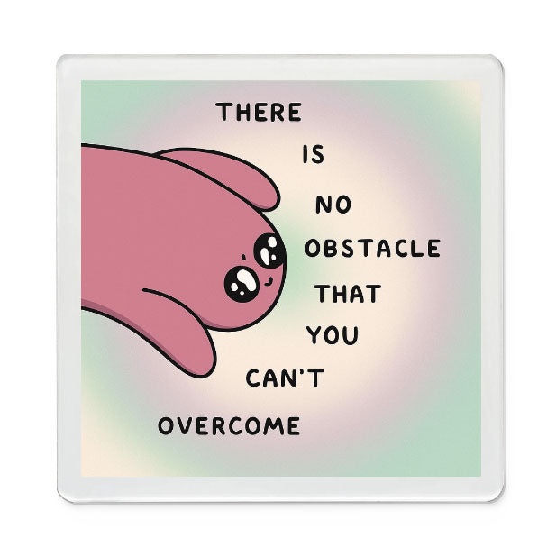 No Obstacle Too Big - Motivational Magnet