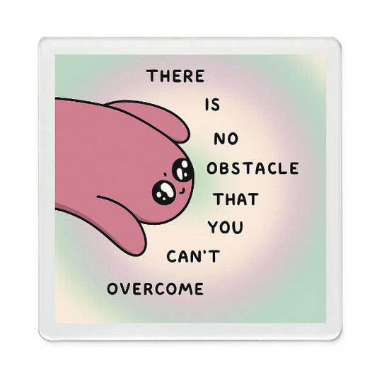 No Obstacle Too Big - Motivational Magnet