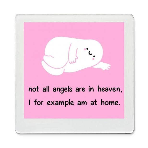 I am an Angel at Home - Funky Magnet