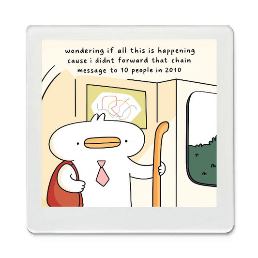 Chain Message Karma - Funky Magnet