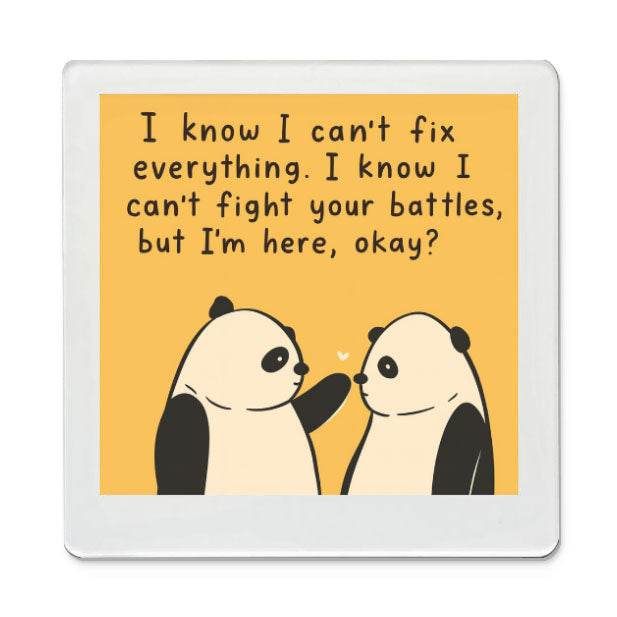 Here With You - Motivational Magnet